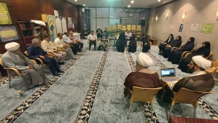 دیدار اساتید دانشگاه صنعتی امیرکبیر با مسؤل دفتر بعثه مقام معظم رهبری در عرابق