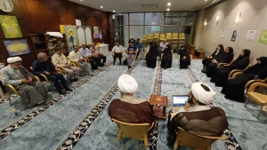 گروهی از استادان دانشگاه صنعتی امیرکبیر با مسئول دفتر بعثه مقام معظم رهبری در عراق دیدار کردند