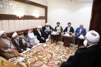 دیدارمسئولان حوزه حج و زیارت با نمایندگان دفاتر مراجع عظام تقلید 13