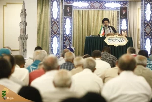 اقامة مراسم ذکرى رحیل الإمام الخمینی (ره) مع کلمة رئیس بعثة الحجاج الایرانیین فی المدینة المنورة 2