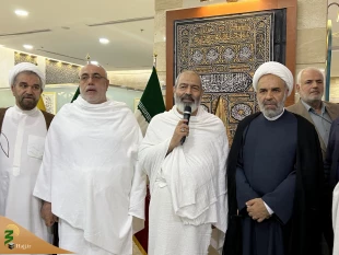 Hojjat Al-Islam Navvab Advises Iranian Pilgrims Upon Arrival in Mecca 8