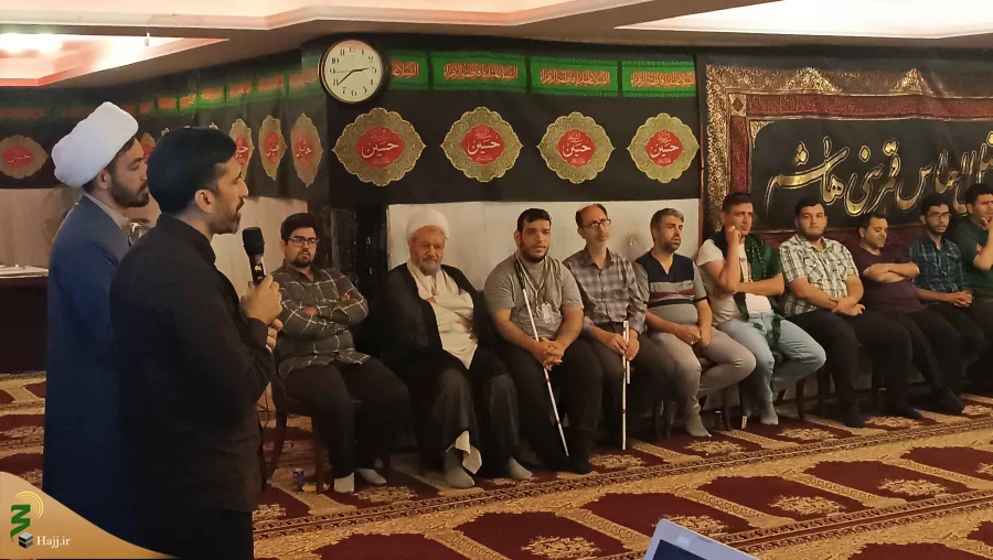 دیدار صمیمانه مسؤل دفتر نمایندگی بعثه در عراق با نخبگان دانشگاهی دارای معلولیت جسمی