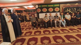 دیدار صمیمانه مسؤل دفتر نمایندگی بعثه در عراق با نخبگان دانشگاهی دارای معلولیت جسمی