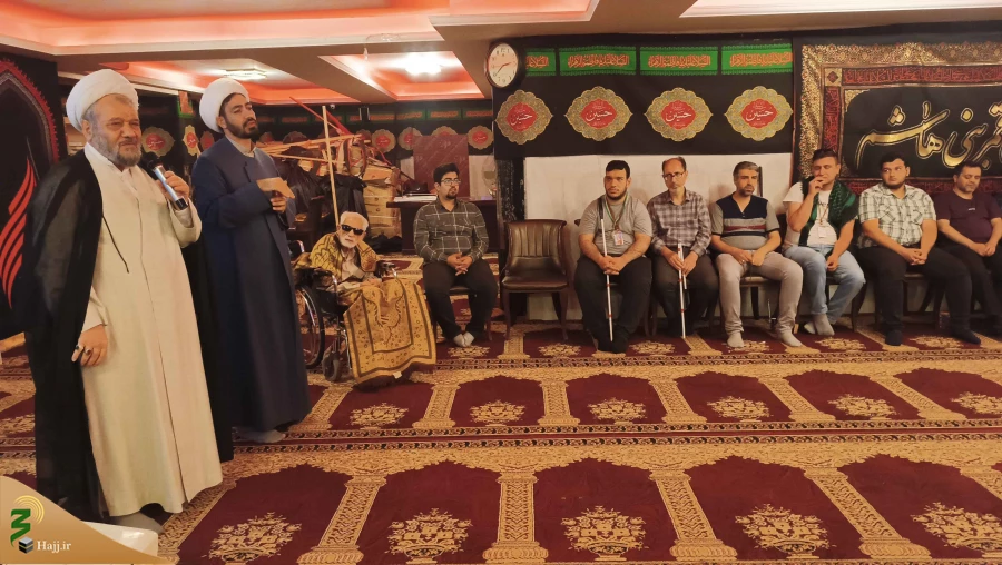 دیدار صمیمانه مسؤل دفتر نمایندگی بعثه در عراق با نخبگان دانشگاهی دارای معلولیت جسمی