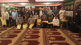 دیدار صمیمانه مسؤل دفتر نمایندگی بعثه در عراق با نخبگان دانشگاهی دارای معلولیت جسمی