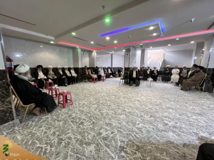 برگزاری مراسم بزرگداشت علامه محمدرضا قائینی از اساتید حوزه علمیه نجف در مدینه منوره 5