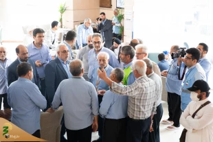 بازدید سرپرست حجاج ایرانی از هتل محل اسکان جانبازان در مکه+فیلم 9