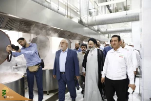 بازید سرپرست حجاج ایرانی از آشپرخانه مرکزی مکه 2