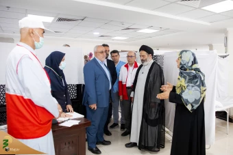دیدار صمیمی سرپرست حجاج ایرانی با زائران کشورمان در مکه مکرمه _ 1 19