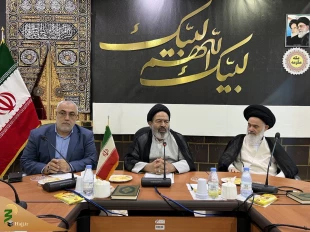 فی الاجتماع الأخیر لمسوولی شوون الحج قبل أیام التشریق تم التأکید على بحث کافة القضایا فی اللقاء مع وزیر الحج السعودی 2