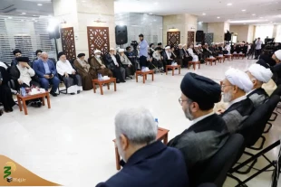 رئیس بعثة الحجاج الإیرانیین فی اللقاء بممثلی مراجع التقلید فی مکة: بعض تصرفات السعودیة فی مواسم الحج الماضیة لم یسبق لها مثیل 2