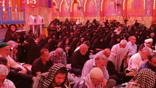 برگزاری دعای ندبه در آستانه ایام ذی الحجه در خیمه گاه حسینی برگزار گردید