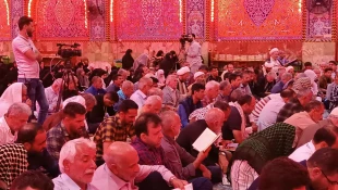 برگزاری دعای ندبه در آستانه ایام ذی الحجه در خیمه گاه حسینی برگزار گردید