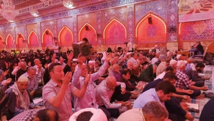 برگزاری دعای ندبه در آستانه ایام ذی الحجه در خیمه گاه حسینی برگزار گردید