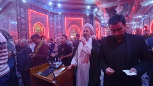برگزاری دعای ندبه در آستانه ایام ذی الحجه در خیمه گاه حسینی برگزار گردید
