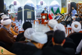 دیدار با نمایندگان مراجع تقلید درمکه 2