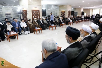 دیدار با نمایندگان مراجع تقلید درمکه 14