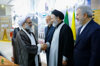 دیدار با نمایندگان مراجع تقلید درمکه 24