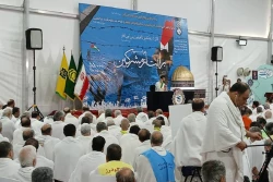 حاشیه‌های مراسم برائت از مشرکین؛
از حضور گسترده حجاج ایرانی تا اهتزاز پرچم فلسطین 2