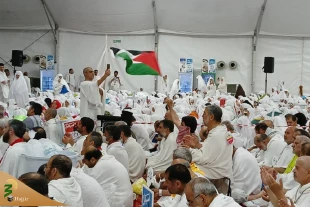 حاشیه‌های مراسم برائت از مشرکین؛
از حضور گسترده حجاج ایرانی تا اهتزاز پرچم فلسطین 2