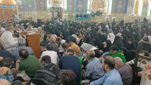 زائران ایرانی مراسم دعای عرفه را در کربلا برگزار کردند + عکس
