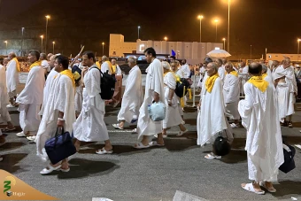 عزیمت زائران بیت‌الله‌الحرام به سرزمین منا
 23