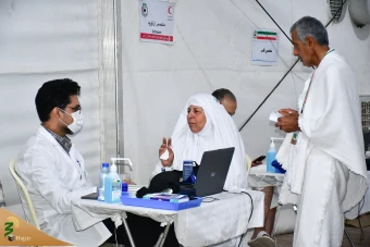 بازدید از مرکز پزشکی حج و زیارت در سرزمین منا  12