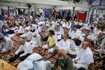 مراسم عید قربان زائران بیت‌الله‌الحرام در منا  13