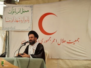 محفل انس با قرآن هلال احمر در سرزمین منا دریادبود شهدای منا 5