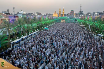 نماز عید قربان در کربلای معلی 2