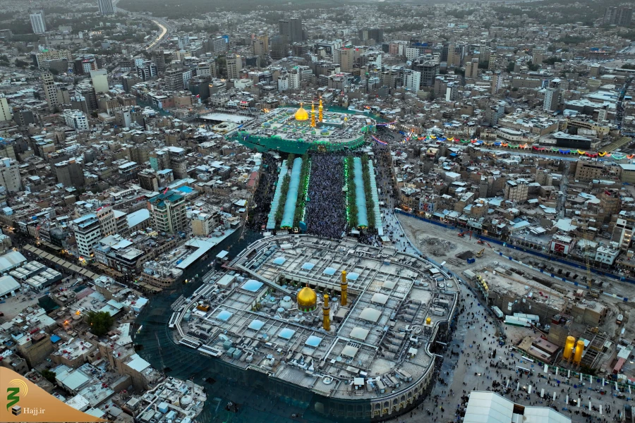 نماز عید قربان در کربلای معلی 4