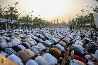 نماز عید قربان در کربلای معلی 19