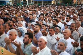 نماز عید قربان در کربلای معلی 14