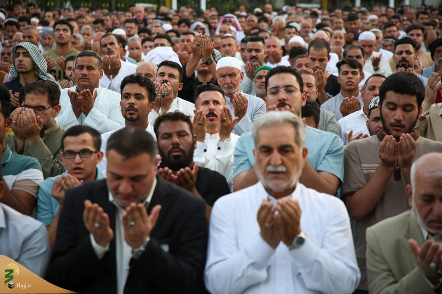 نماز عید قربان در کربلای معلی 15
