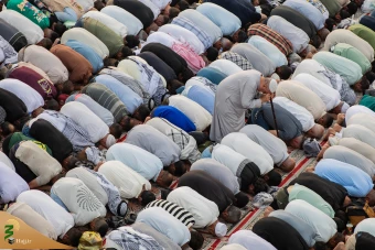 نماز عید قربان در کربلای معلی 8