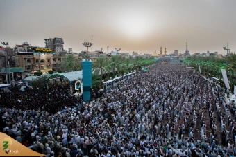 نماز عید قربان در کربلای معلی 9