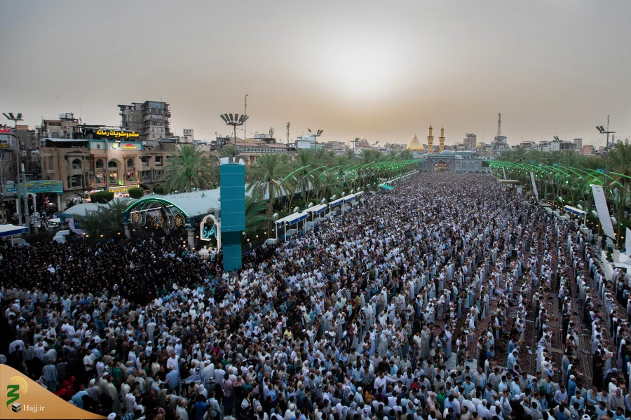 نماز عید قربان در کربلای معلی 9