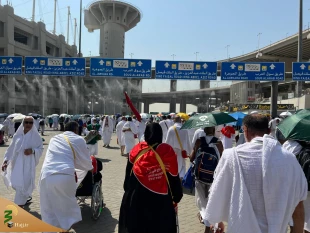 انطلاق مراسم رمي الجمرات في يوم عيد الأضحى في منى 2