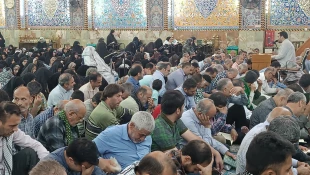 طنین زیبای «یاسریع الرضا» دعای کمیل در خیمه گاه حسینی (ع)