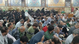 طنین زیبای «یاسریع الرضا» دعای کمیل در خیمه گاه حسینی (ع)
