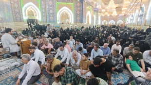 طنین زیبای «یاسریع الرضا» دعای کمیل در خیمه گاه حسینی (ع)