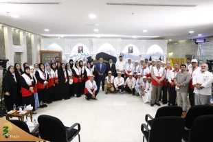 تقدیر سرپرست حجاج ایرانی از پزشکان و کادر درمان داوطلب 12