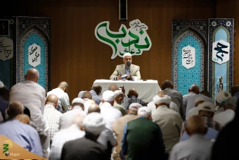  مراسم دعای ندبه زائران ایرانی بعد از ایام تشریق 2