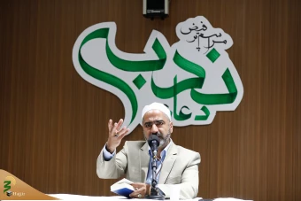  مراسم دعای ندبه زائران ایرانی بعد از ایام تشریق 7
