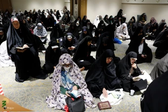  مراسم دعای ندبه زائران ایرانی بعد از ایام تشریق 14