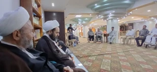 دیدار مسئول دفتر نمایندگی بعثه در عراق با کاروان جانبازان 