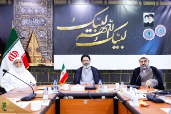  دیدار با  جمعی از علما و روحانیون کاروان های اهل سنت در مکه مکرمه 8