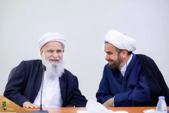  دیدار با  جمعی از علما و روحانیون کاروان های اهل سنت در مکه مکرمه 7