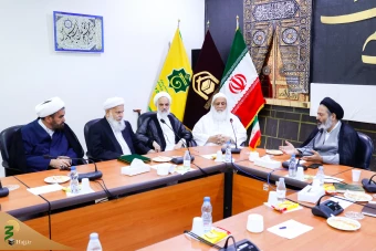  دیدار با  جمعی از علما و روحانیون کاروان های اهل سنت در مکه مکرمه 20