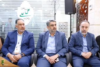 دیدار عیدانه اعضای ستاد حج و زیارت و بعثه مقام معظم رهبری 26